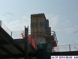 Started stripping the shear wall panels at Elev. 1,2,3 (4th Floor) Facing South (800x600).jpg